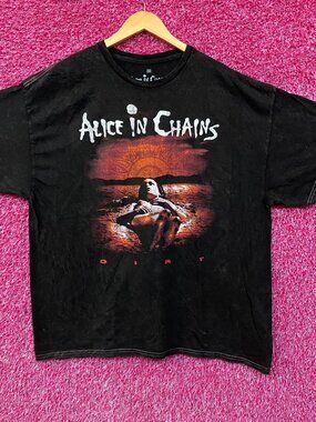 Alice In Chains "Dirt" Album Cover Graphic T-Shirt 2XL